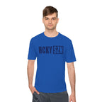 HCKYSZN (Flagship Logo) Adult Performance Tee - Royal/Navy