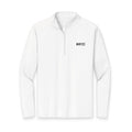 HCKY SZN Embroidered Quarter-Zip Pullover (White/Black)