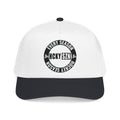 HCKY SZN Circle Logo Mid Profile Baseball Cap (White/Black/Black)