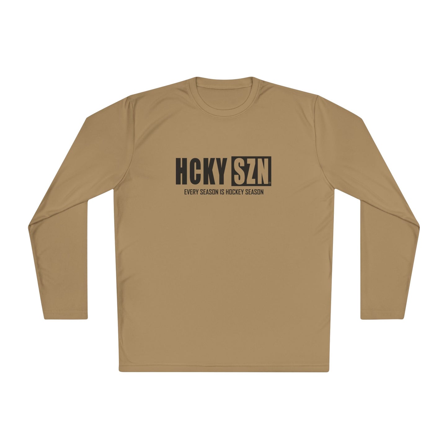 Every Season is HCKYSZN Performance Long Sleeve Tee - Black Logo