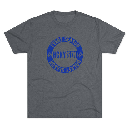 HCKY SZN Circle Logo TriBlend Tee Shirt (Royal Blue) - Various Colors