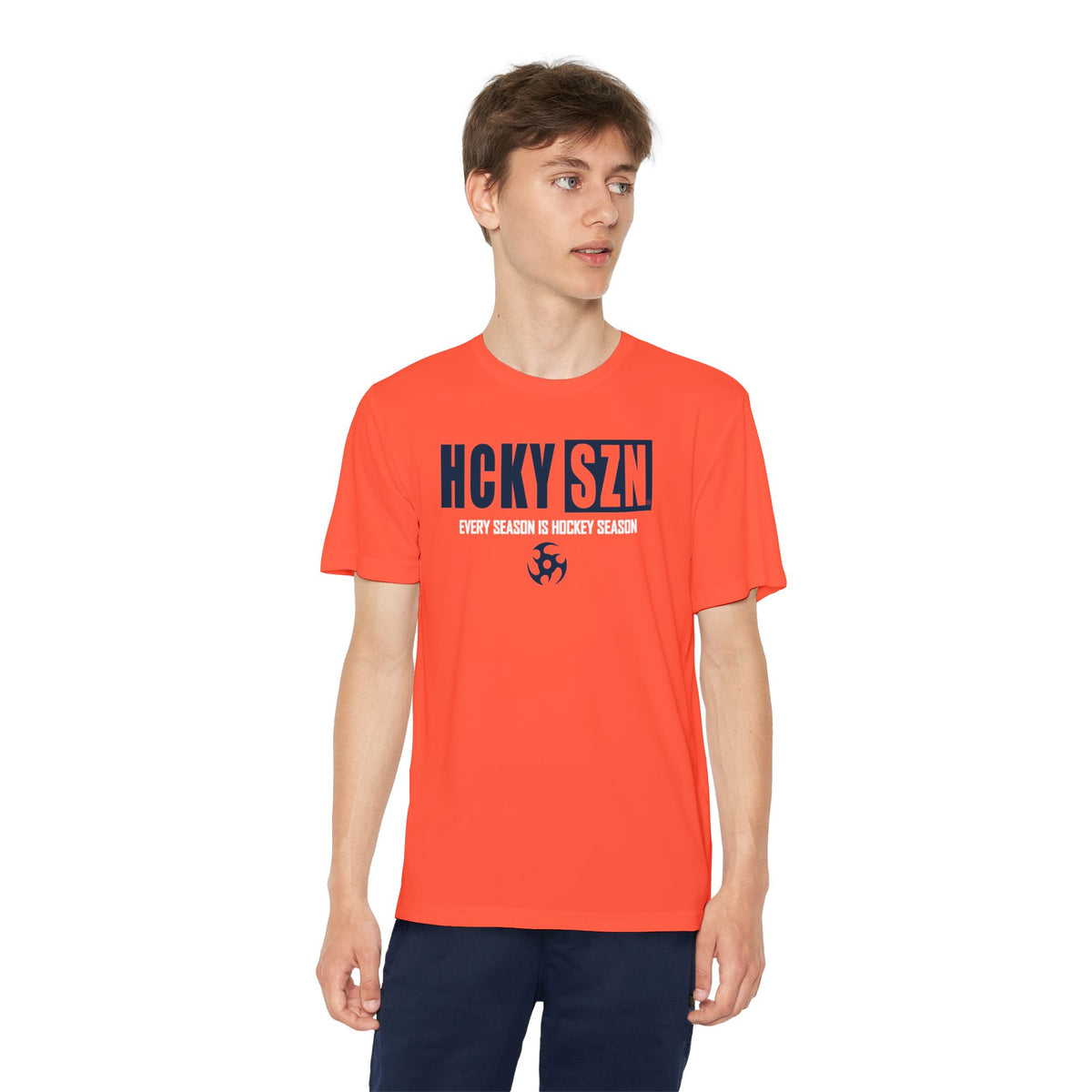 Every Season is HCKY SZN Youth Competitor Tee (Navy Logo) - Various Colors