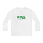 Every Season is HCKY SZN Youth Competitor Long Sleeve Tee (Green Logo) - Various Colors