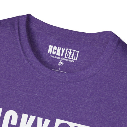 HCKY SZN Softstyle Tee Shirt (Heather Purple)