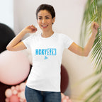 Women’s Hockey Vibe Triblend Tee (Sky Blue Logo)