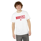 HCKY SZN Simple Star DryBlend Tee Shirt (Red Logo) - Various Colors
