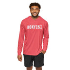 HCKYSZN Big Logo Performance Warmup Hoodie (Peach/White)