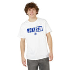 HCKY SZN Simple Star DryBlend Tee Shirt (Blue Logo) - Various Colors