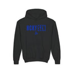 Youth HCKY SZN (Royal Blue Logo) Hooded Sweatshirt - Various Colors