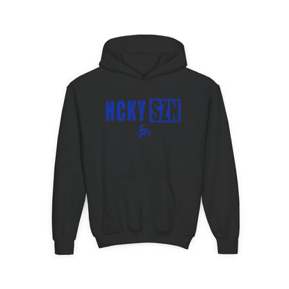 Youth HCKY SZN (Royal Blue Logo) Hooded Sweatshirt - Various Colors