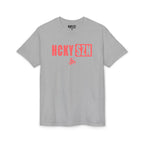 HCKY SZN Simple Star DryBlend Tee Shirt (Peach Logo) - Various Colors
