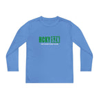 Every Season is HCKY SZN Youth Competitor Long Sleeve Tee (Green Logo) - Various Colors