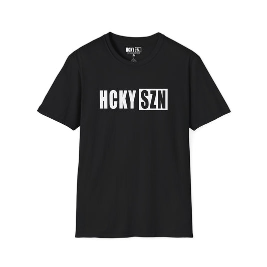 HCKY SZN Softstyle Tee Shirt (Black)