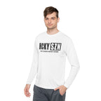 HCKYSZN (Every Season) Long Sleeve Adult Performance Tee - White/Black/Black