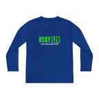 Every Season is HCKY SZN Youth Competitor Long Sleeve Tee (Lime Logo) - Various Colors