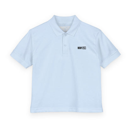Youth HCKY SZN DryBlend Polo Shirt (Light Blue)