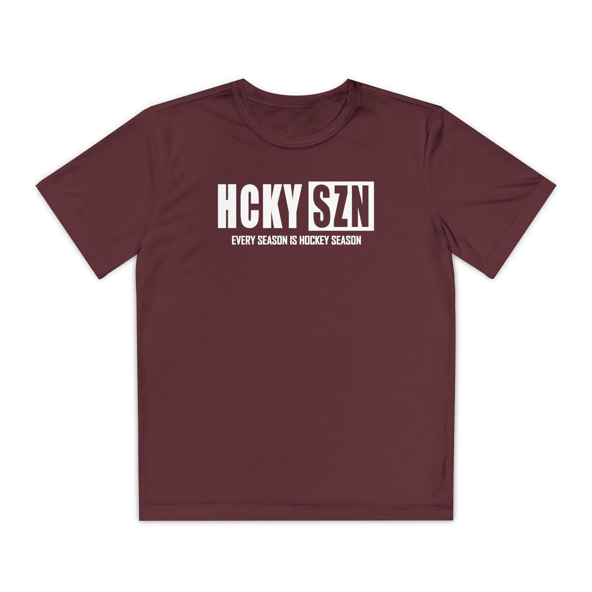 Every Season is HCKYSZN Youth Competitor Tee - White Logo