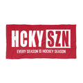 Every Season is HCKY SZN Beach Towel (Red)
