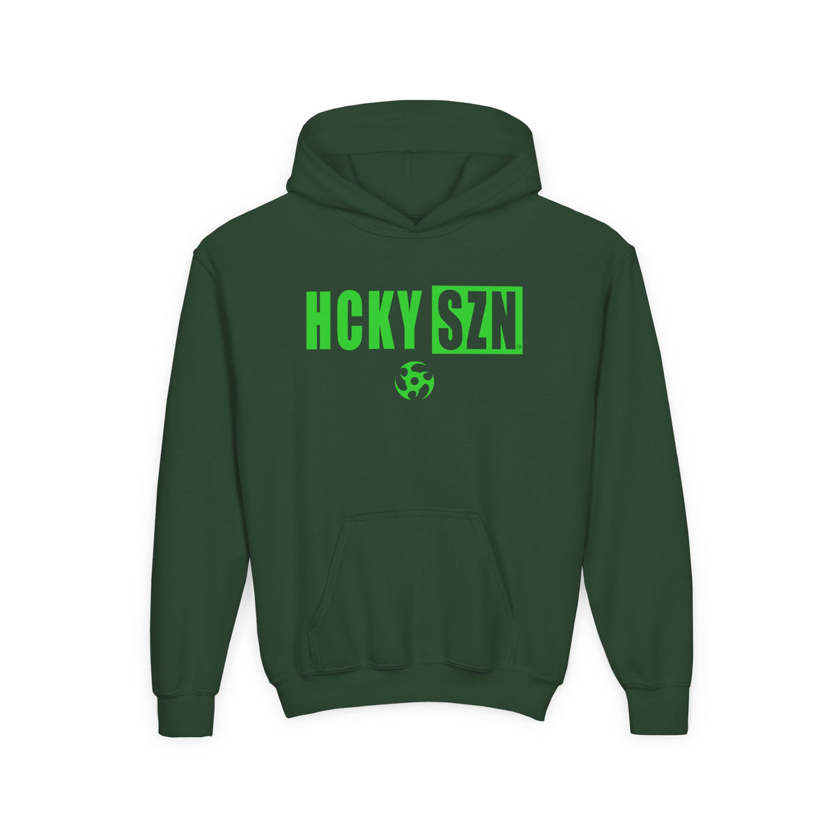Youth HCKY SZN (Lime Logo) Hooded Sweatshirt - Various Colors