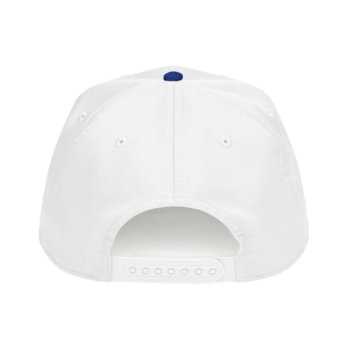 HCKY SZN Circle Logo Mid Profile Baseball Cap (White/Blue/Black)