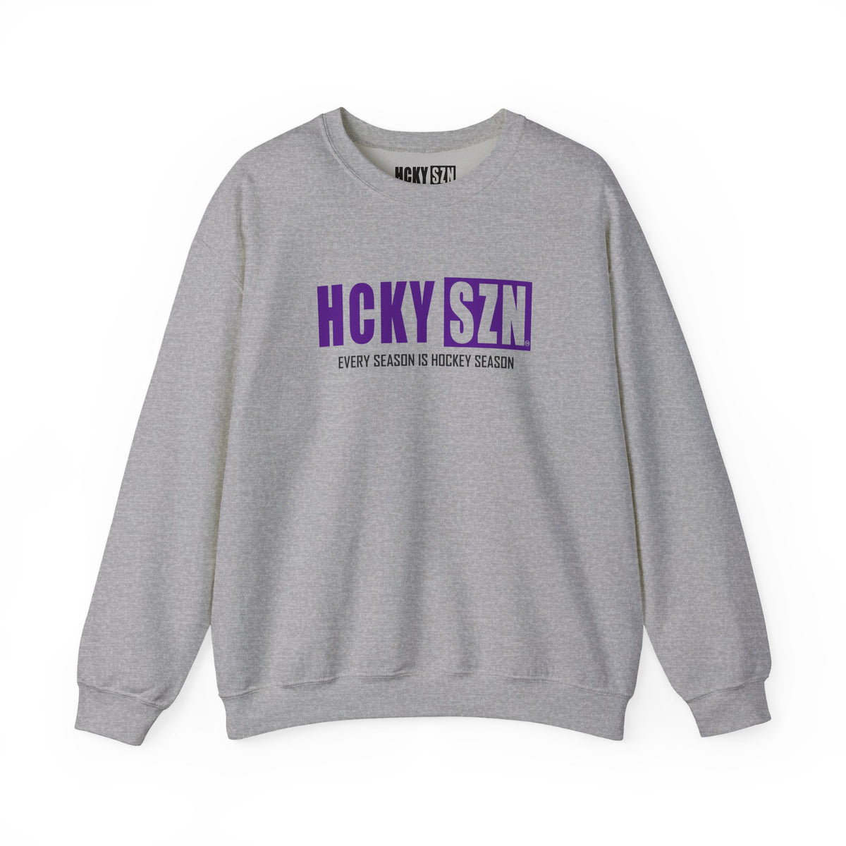HCKY SZN Crewneck Sweatshirt (Purple Logo) - Various Colors