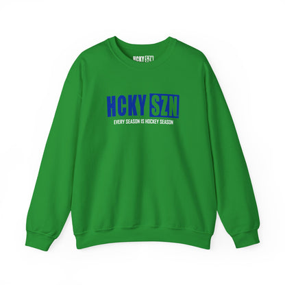HCKY SZN Crewneck Sweatshirt (Royal Blue Logo) - Various Colors