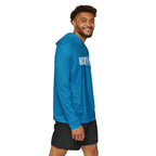 HCKY SZN Big Logo Performance Warmup Hoodie (Sky Blue/White)