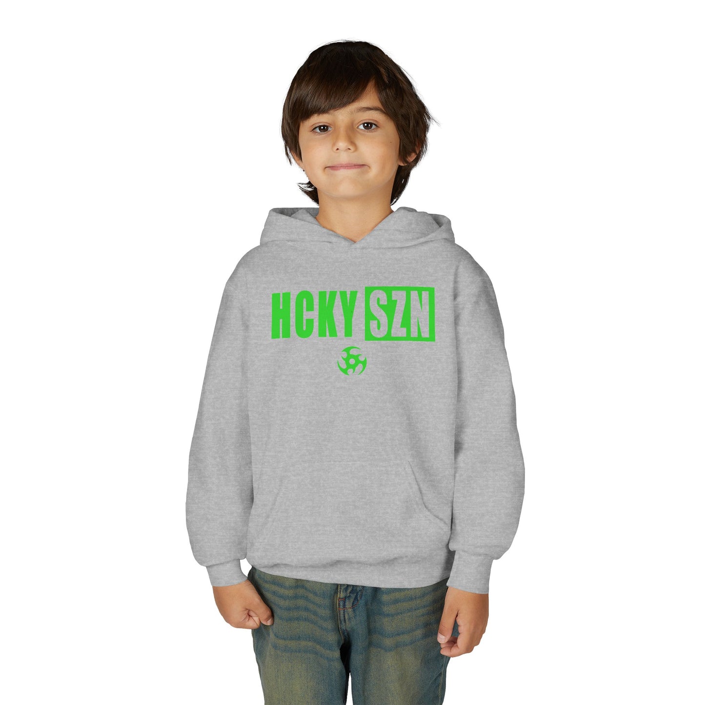 Youth HCKY SZN (Lime Logo) Hooded Sweatshirt - Various Colors