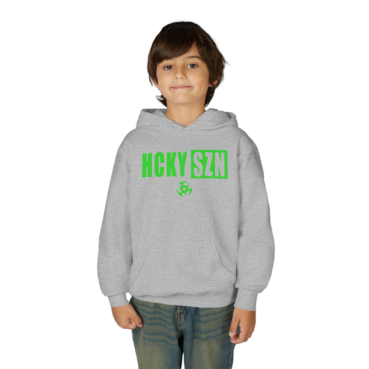 Youth HCKY SZN (Lime Logo) Hooded Sweatshirt - Various Colors