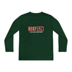 Every Season is HCKY SZN Youth Competitor Long Sleeve Tee (Peach Logo) - Various Colors