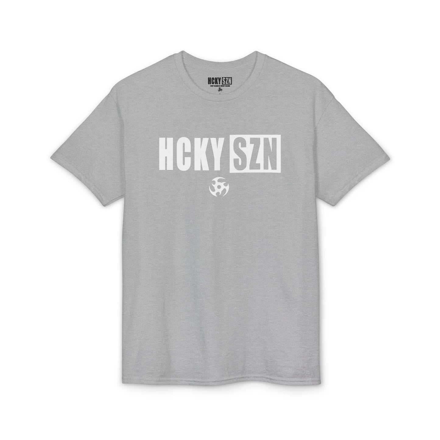 HCKY SZN Simple Star DryBlend Tee Shirt (White Logo) - Various Colors