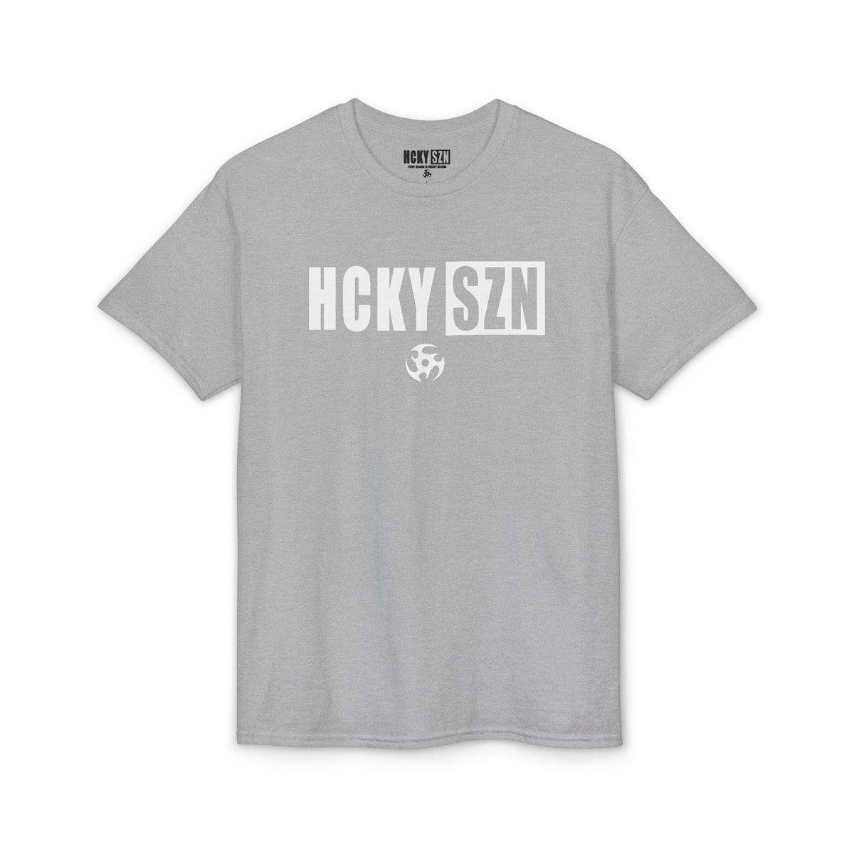 HCKY SZN Simple Star DryBlend Tee Shirt (White Logo) - Various Colors