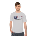 HCKYSZN (Hustle Hit) Adult Performance Tee - Silver/USA/Black
