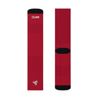 Comfort Crew Fleece Lined Hockey Socks (Red)