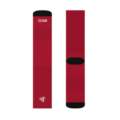 Comfort Crew Fleece Lined Hockey Socks (Red)