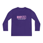 Every Season is HCKY SZN Youth Competitor Long Sleeve Tee (Pink Logo) - Various Colors