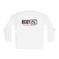 HCKYSZN (Every Season) Long Sleeve Adult Performance Tee - White/Black/Hot Pink