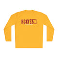 HCKYSZN (All Gas) Long Sleeve Adult Performance Tee - Gold/Cardinal/White