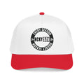 HCKY SZN Circle Logo Mid Profile Baseball Cap (White/Red/Black)