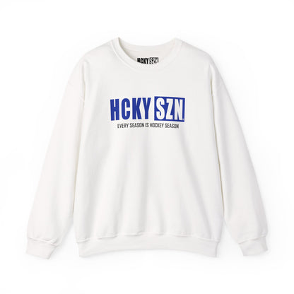 HCKY SZN Crewneck Sweatshirt (Royal Blue Logo) - Various Colors