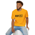 HCKY SZN Softstyle Tee Shirt (Gold)