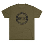HCKY SZN Circle Logo TriBlend Tee Shirt (Black) - Various Colors