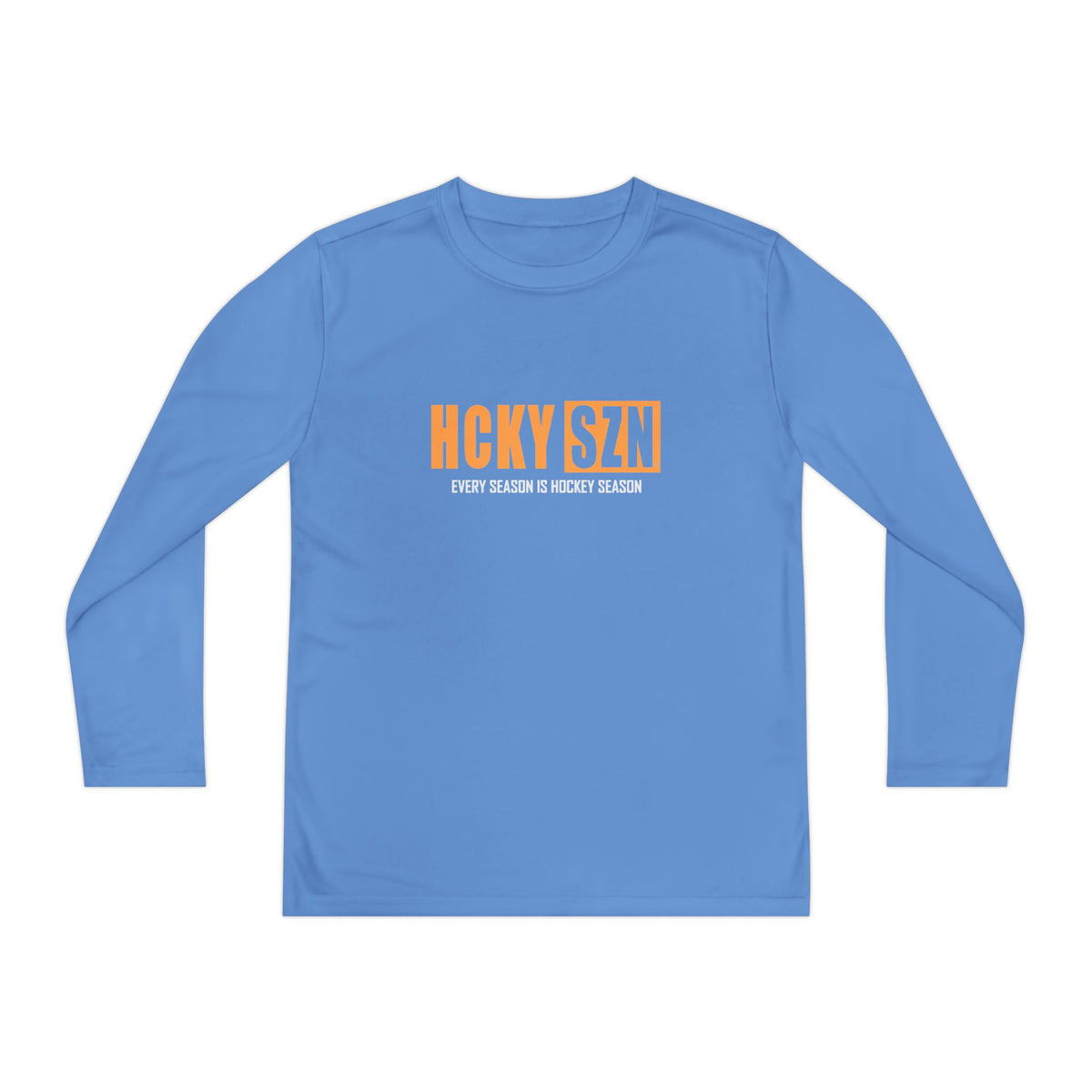 Every Season is HCKY SZN Youth Competitor Long Sleeve Tee (Mango Logo) - Various Colors
