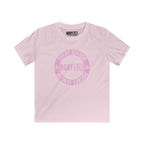 Youth Circle SZN Softstyle Tee (Pink Logo) - Various Colors