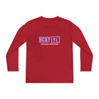 Every Season is HCKY SZN Youth Competitor Long Sleeve Tee (Lavender Logo) - Various Colors