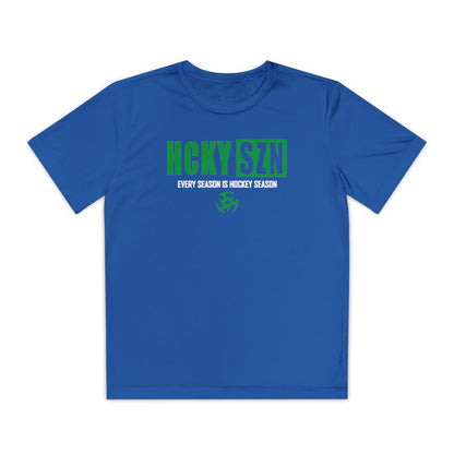 Every Season is HCKY SZN Youth Competitor Tee (Green Logo) - Various Colors