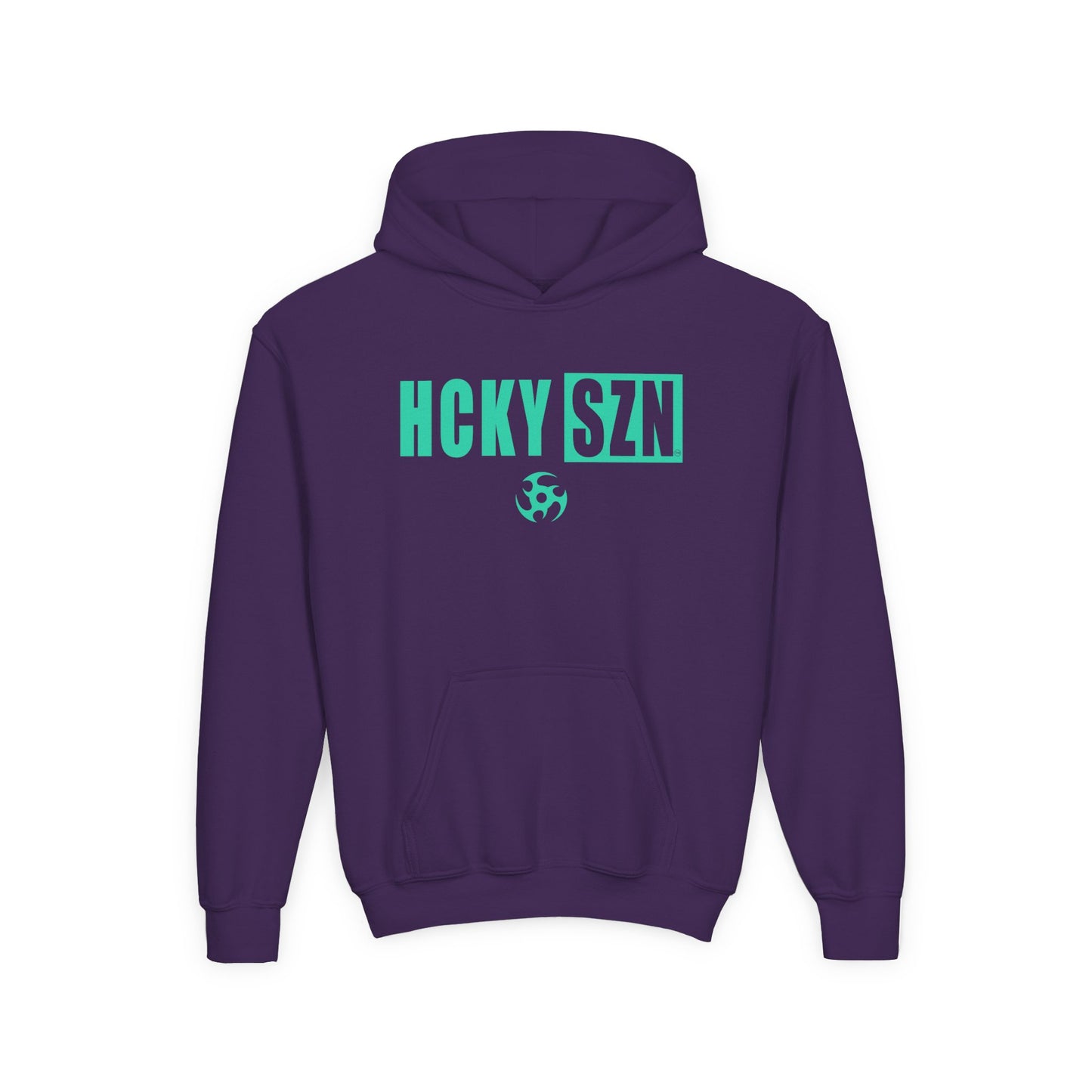 Youth HCKY SZN (Seafoam Logo) Hooded Sweatshirt - Various Colors