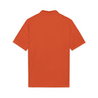HCKY SZN Embroidered Performance Hockey Polo (Deep Orange)