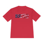 HCKYSZN (Flagship Logo) Adult Performance Tee - Red/USA