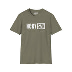 HCKY SZN Softstyle Tee Shirt (Heather Military Green)